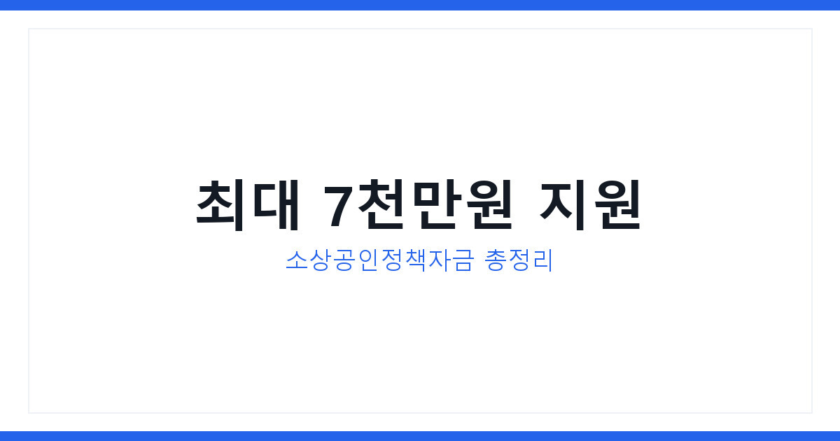 요기요 운영사 딜리버리히어로 이슈, 2026년 소상공인정책자금 총정리
