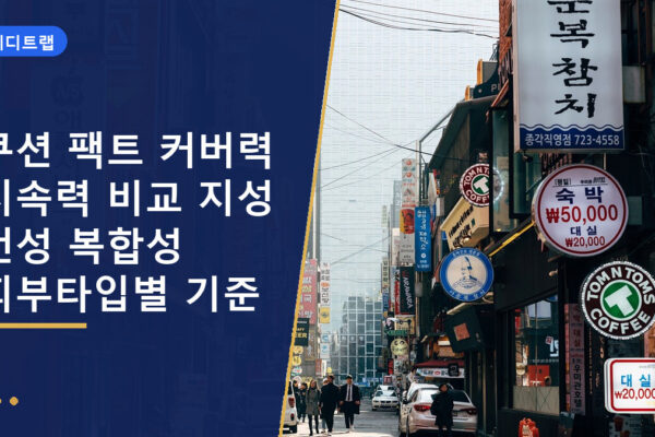 쿠션 팩트 커버력 지속력 비교 지성 건성 복합성 피부타입별 기준