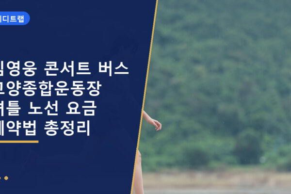 임영웅 콘서트 버스 고양종합운동장 셔틀 노선 요금 예약법 총정리