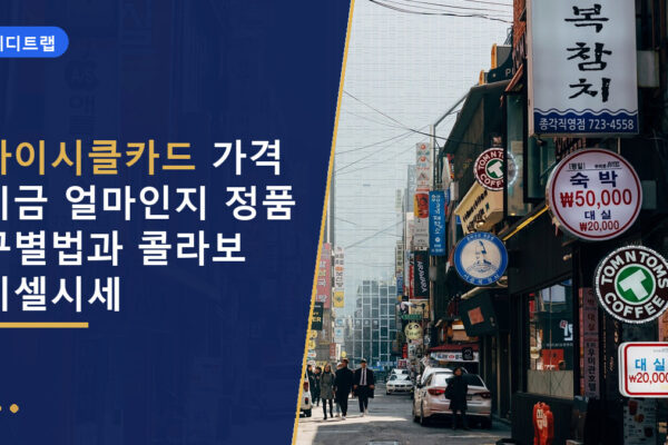 바이시클카드 가격 지금 얼마인지 정품 구별법과 콜라보 리셀시세
